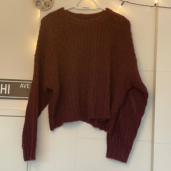 S American Eagle Fuzzy Sweater - Picture 1 of 1